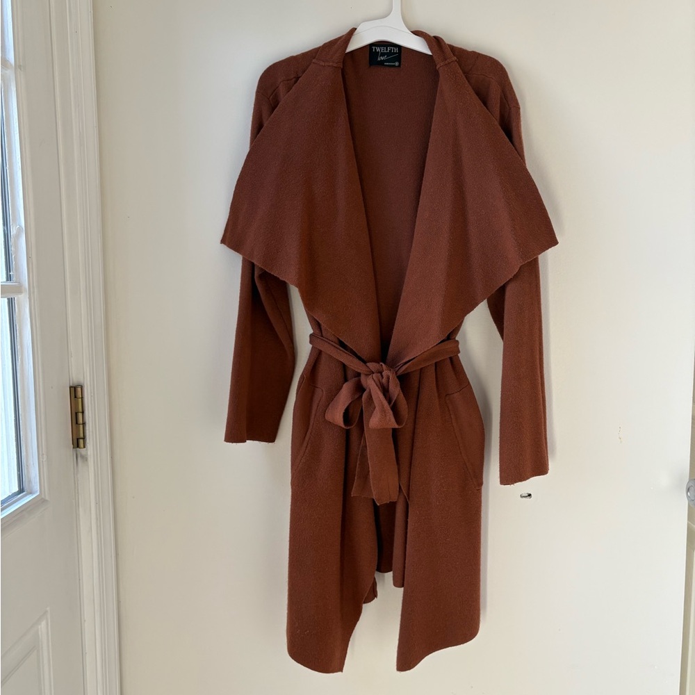 3.1 Phillip Lim Women's Rust Cardigan with Belt